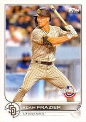 2022 Topps Opening Day Base Set Adam Frazier #80 card