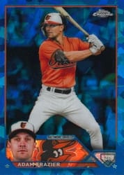 2023 Topps Chrome Sapphire Edition Base Set Adam Frazier #611 card