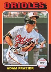 2024 Topps Heritage Base Set Adam Frazier #71 card