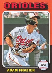 2024 Topps Heritage Mini Base Set Adam Frazier #71 card