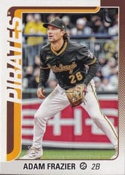 2025 Topps Update Base Set Adam Frazier #US51 card