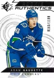 2018-19 SP Base Set Adam Gaudette #135 card