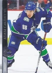 2020-21 Upper Deck Base Set Adam Gaudette #425 card