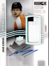 2023-24 Upper Deck Premier Acetate Rookie Autograph Patch Adam Ginning #AR-AG card