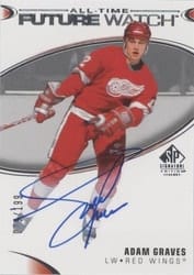 2020-21 SP Signature Edition Legends Base Set Adam Graves #377 card