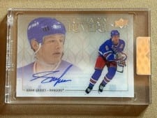 2023-24 Upper Deck Clear Cut Clearly Revered Autos Adam Graves #CR-AG card