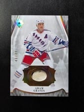 2023-24 Upper Deck Ultimate Collection Ultimate Planks Adam Graves #PL-AG card