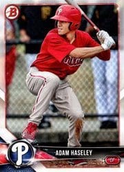 2018 Bowman Draft Base Set Adam Haseley #BD-81 card