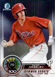 2018 Bowman Scouts Top 100 Adam Haseley #BTP-70 card