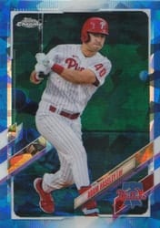 2021 Topps Chrome Sapphire Edition Base Set Adam Haseley #590 card