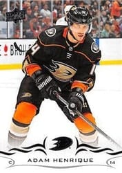 2018-19 Upper Deck Base Set Adam Henrique #1 card