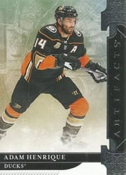 2019-20 Upper Deck Artifacts Base Set Adam Henrique #12 card