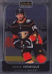 2021-22 O-Pee-Chee Platinum Base Set Adam Henrique #88 card