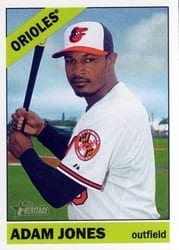 2015 Topps Heritage Base Set Adam Jones #310 card