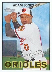 2016 Topps Heritage Base Set Adam Jones #100b card
