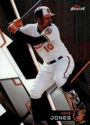 2018 Finest Base Set Adam Jones #72 card