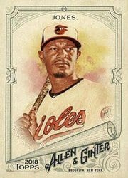 2018 Topps Allen & Ginter Base Set Adam Jones #299 card