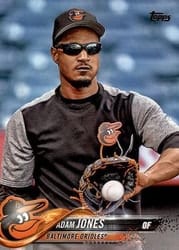 2018 Topps Base Set Adam Jones #142 card