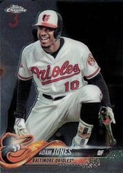 2018 Topps Chrome Base Set Adam Jones #138 card