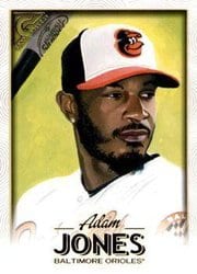 2018 Topps Gallery Base Set Adam Jones #113 card