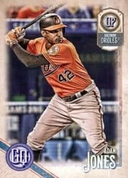 2018 Topps Gypsy Queen Base Set Adam Jones #42b card