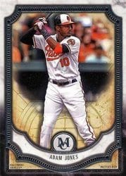 2018 Topps Museum Collection Base Set Adam Jones #43 card