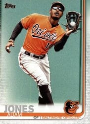 2019 Topps Base Set Adam Jones #8 card