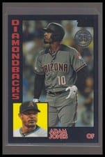 2019 Topps Update 1984 Baseball Adam Jones #84-34 card