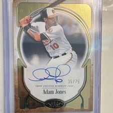 2026 Topps Tier One Prime Performers Autographs Adam Jones #PPA-AJO card