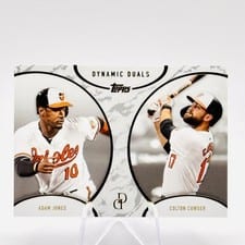 2025 Topps Dynamic Duals Base Set Adam Jones / Colton Cowser #22 card
