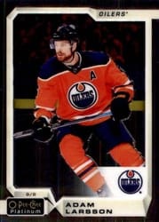 2018-19 O-Pee-Chee Platinum Base Set Adam Larsson #133 card