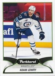2021-22 Parkhurst Base Set Adam Lowry #111 card
