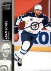 2021-22 Upper Deck Base Set Adam Lowry #195 card