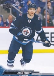 2022-23 Upper Deck Base Set Adam Lowry #448 card