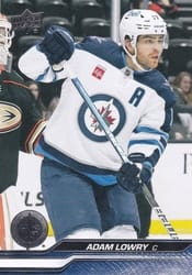 2023-24 Upper Deck Base Set Adam Lowry #195 card
