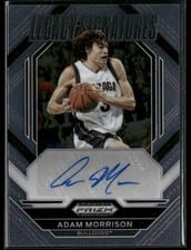 2023 Panini Prizm Draft Picks Legacy Signatures Adam Morrison #LS-AMR card