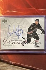 2024-25 Upper Deck Premier Premier Penmanship Adam Oates #PEN-AO card