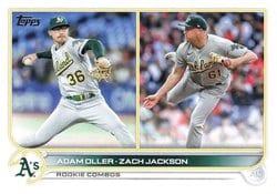 2022 Topps Update Base Set Adam Oller / Zach Jackson #US254 card