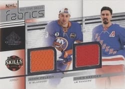 2022-23 SP Game Used 2022 NHL All-Star Game Jersey Duals Adam Pelech/Chris Kreider #AS2-11 card