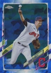 2021 Topps Chrome Sapphire Edition Base Set Adam Plutko #189 card