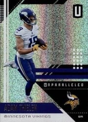 2018 Panini Unparalleled Base Set Adam Thielen #123 card