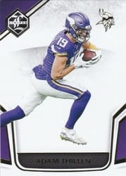2019 Panini Limited Base Set Adam Thielen #74 card