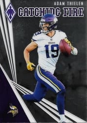 2019 Panini Phoenix Catching Fire Adam Thielen #21 card