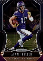 2019 Panini Prizm Base Set Adam Thielen #124 card
