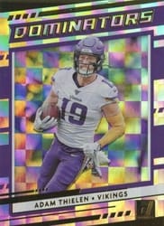2020 Donruss Dominators Adam Thielen #D-AT card