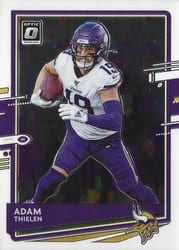 2020 Donruss Optic Base Set Adam Thielen #65 card