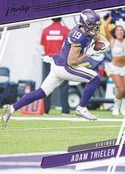 2020 Panini Prestige Base Set Adam Thielen #198 card