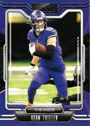 2021 Panini Playbook Base Set Adam Thielen #58 card