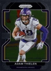2021 Panini Prizm Base Set Adam Thielen #126 card