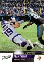 2022 Panini Prestige Highlight Reel Adam Thielen #HR-6 card